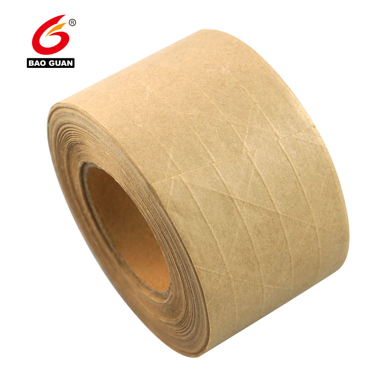 Water Activated Reinforced Kraft Paper with thread