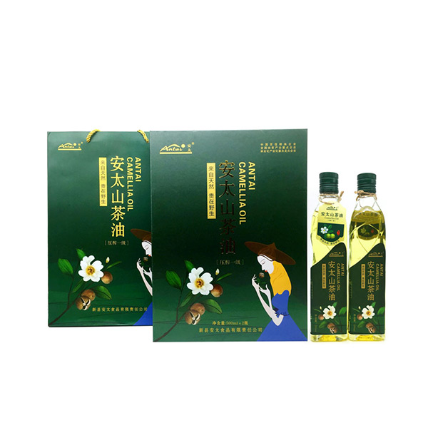 安太山茶油绿宝石500ml×2 礼盒装