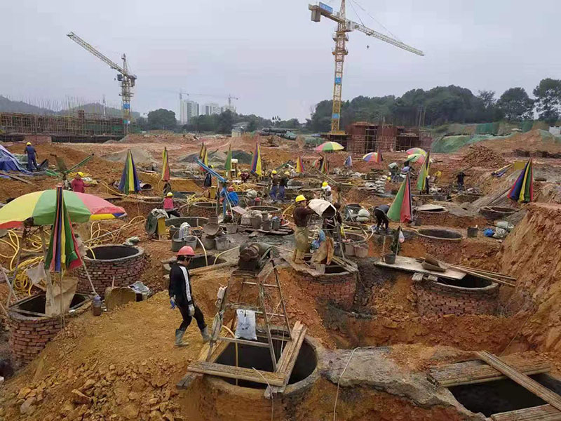 大汉汉府项目人工挖孔桩工程