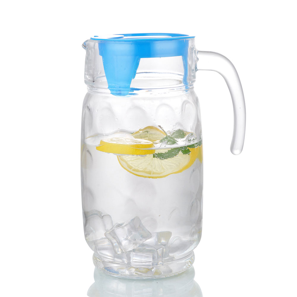 1.8L Transparent Glass Water Glass Jug Glass Pitcher Glassware