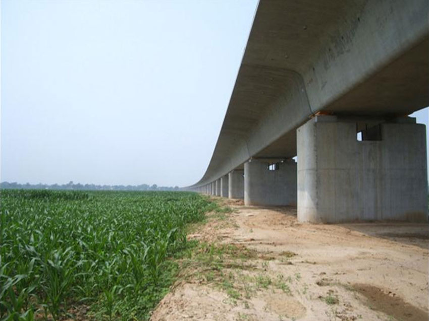 Detection of bridge foundation piles in Huaxian - Lintong section of Zhengzhou-Xi 'an Passenger Dedicated Line
