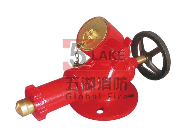 Adjustable decompression flange fire hydrant