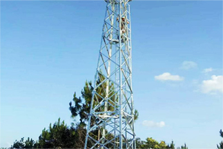 What are the structural characteristics of monitoring tower