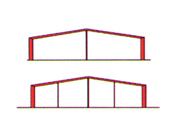 钢结构单跨多柱