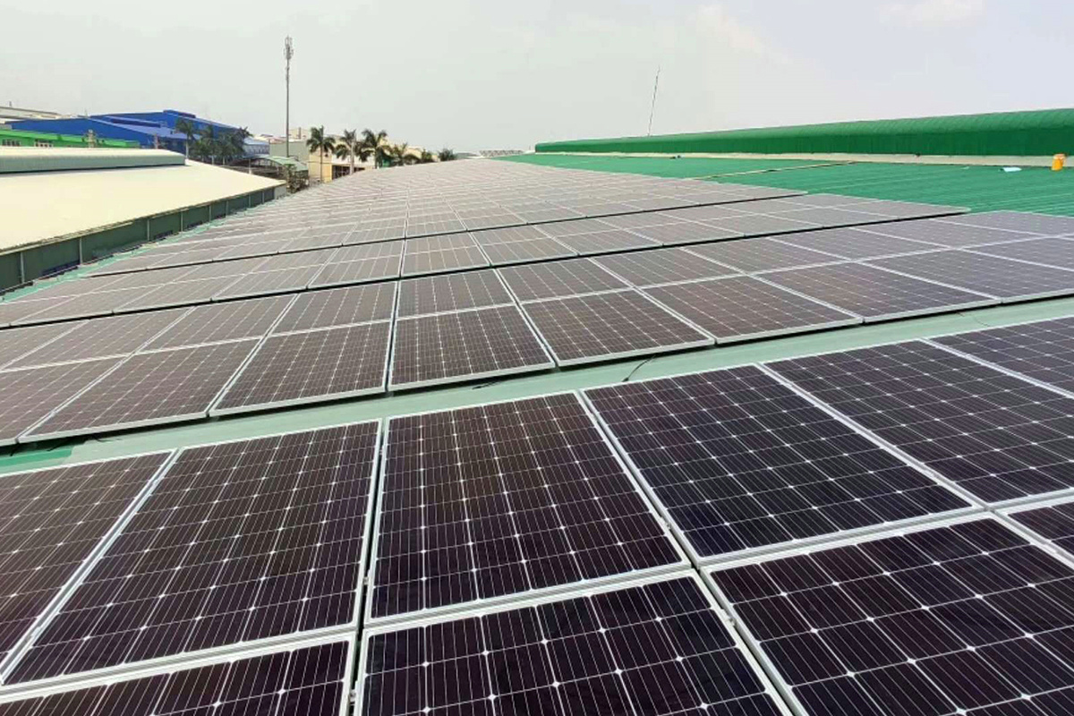 Projeto Solar no Telhado de 160KW no Vietnã