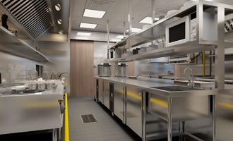 如何合理设计酒店餐馆的厨房空间呢？