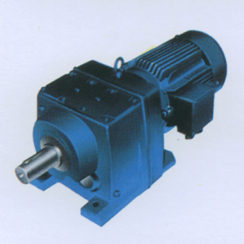 R series helical gear motor