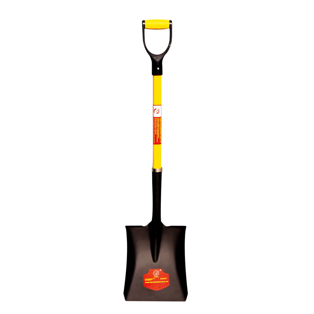 square point shovel with fiberglass handle HLS519-4FY