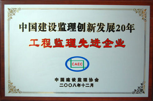 2008年中国先进工程监理企业