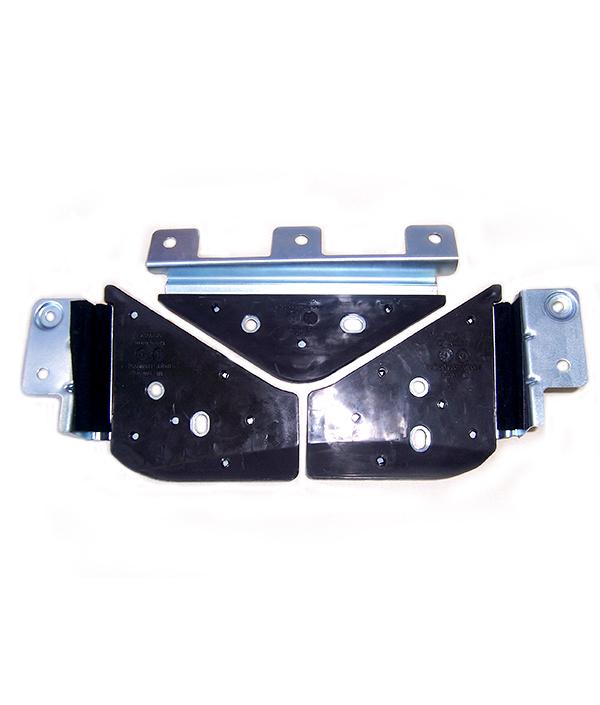 Automotive airbag door insert injection molded parts
