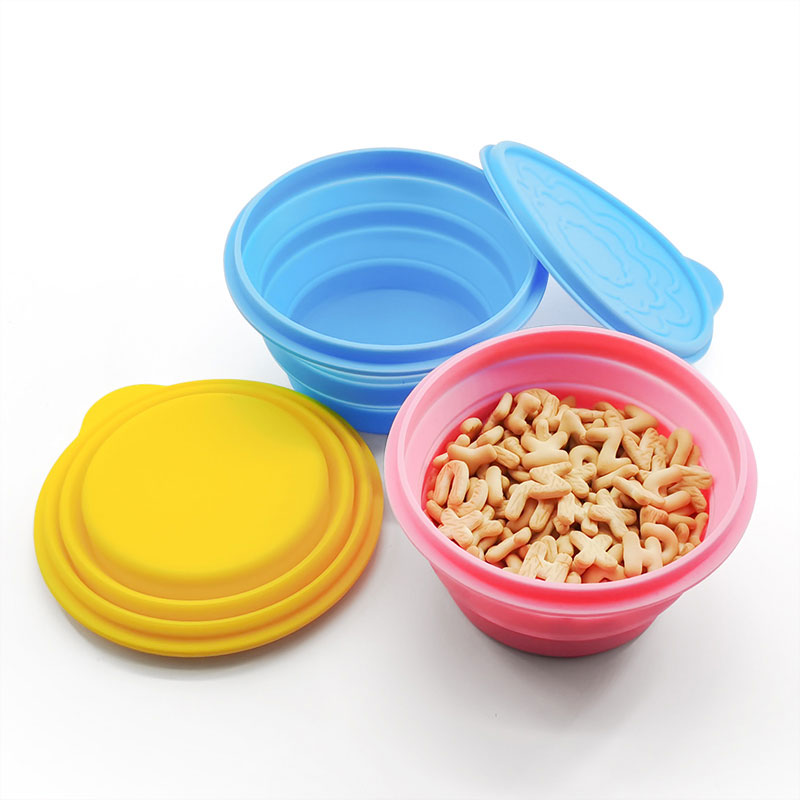Collapsible silicone bowl