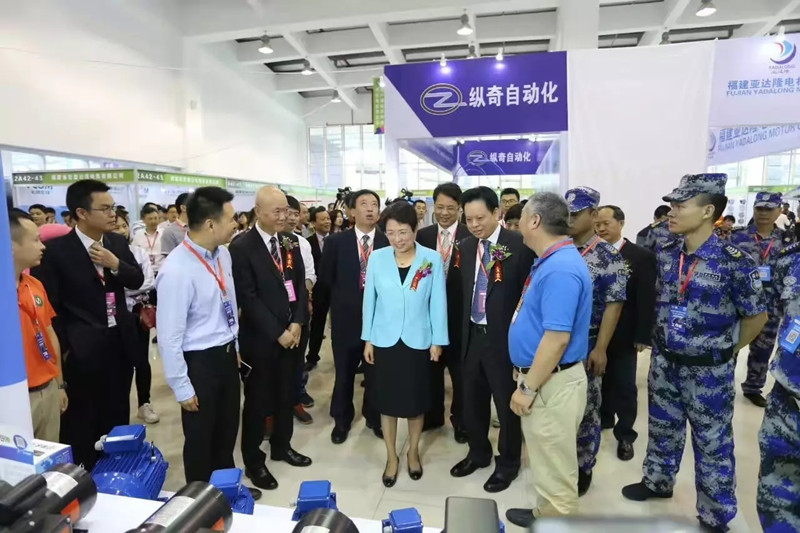 2017 Cross-Strait Motor Show Mayor of Ningde City, Fujian Province, Secretary of the Municipal Party Committee visited Zongqi Automation to guide work