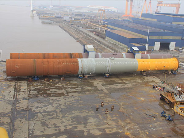 Single pile foundation of SPIC Jieyang 400MW offshore wind farm