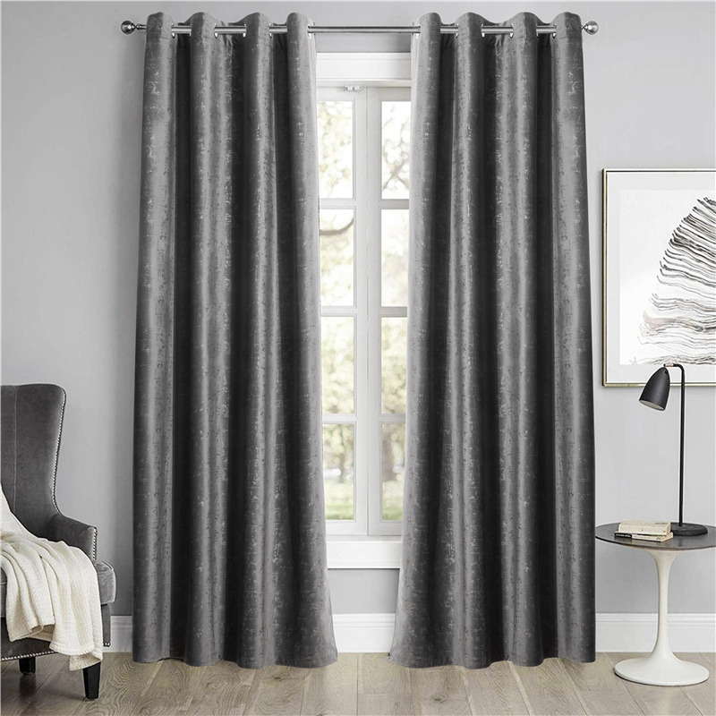 Velvet bronzing curtain