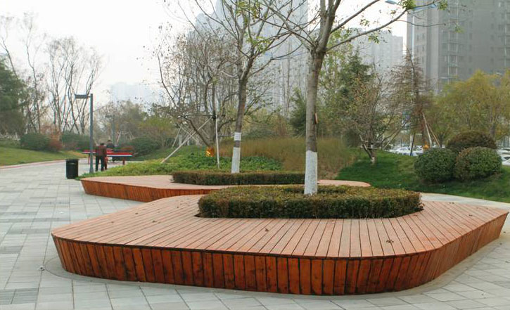 唐山万科公园大道项目8#9#地块外围景观绿化带工程