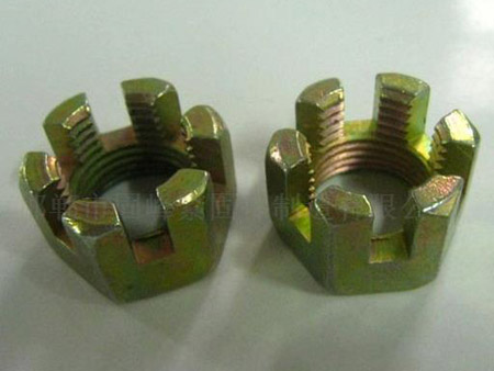 Galvanized alloy steel splined nut