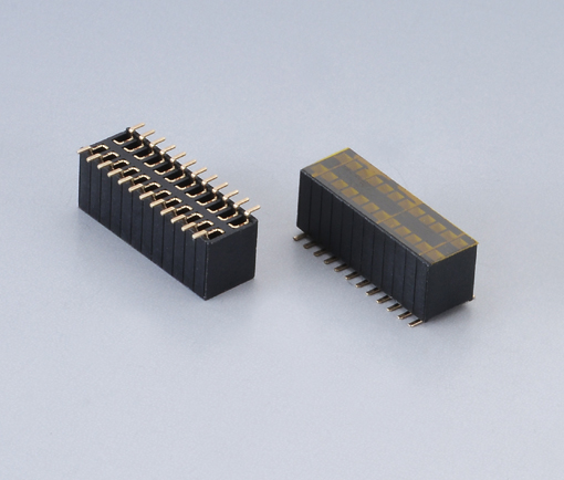 1.27mm Pitch Female Header connector-1.27x5.7 double row SMT