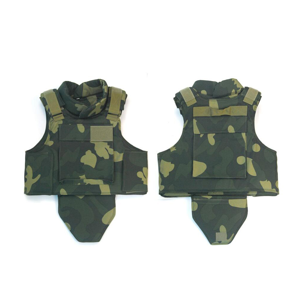 Military full-coverage level IIIA bulletproof vest