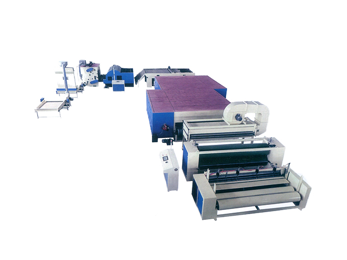 QX Glue-free wadding production line（gas or diesel heating)