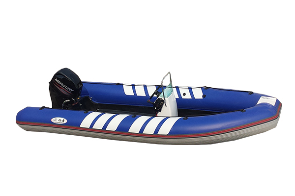 520 sapphire blue thickened anti-collision fiberglass speed boat rubber boat