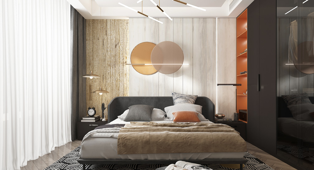 Light luxury bedroom