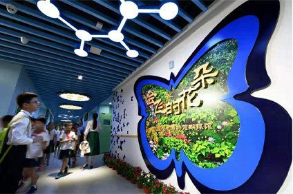 Museo del Humedal | ¿Niño de 9 años compite como curador? El Museo del Humedal de China ha abierto otra sucursal, que en realidad se entrega a los niños para operar.