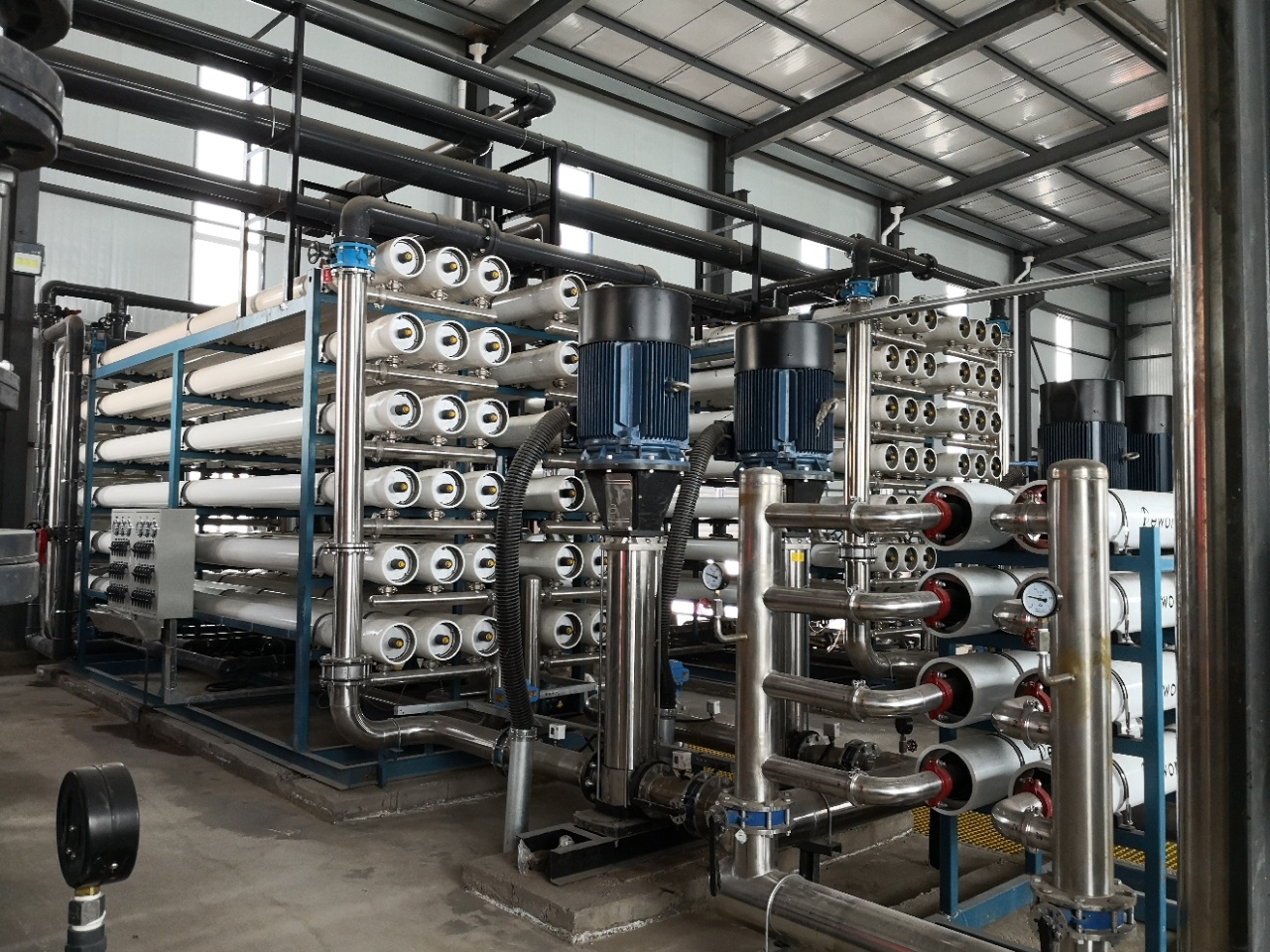 What is heavy pollution of reverse osmosis membrane