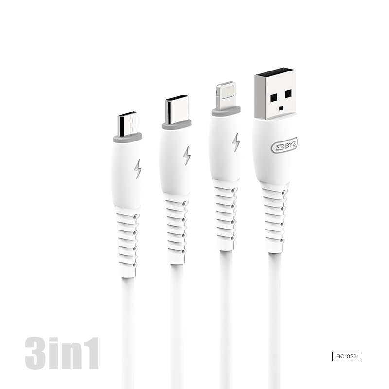 Iphone/Micro/TYPE-C 3 in 1 charging cable