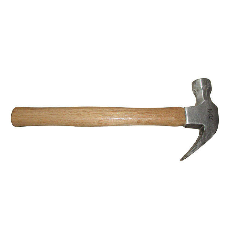 HAMMER-CLAW HAMMER WITH WOODEN HANDLES