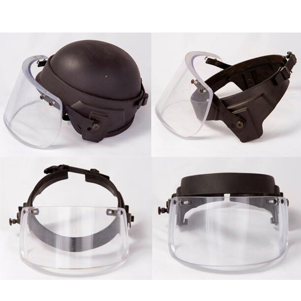 Level IIIA bulletproof visor / ballistic visor / face shield