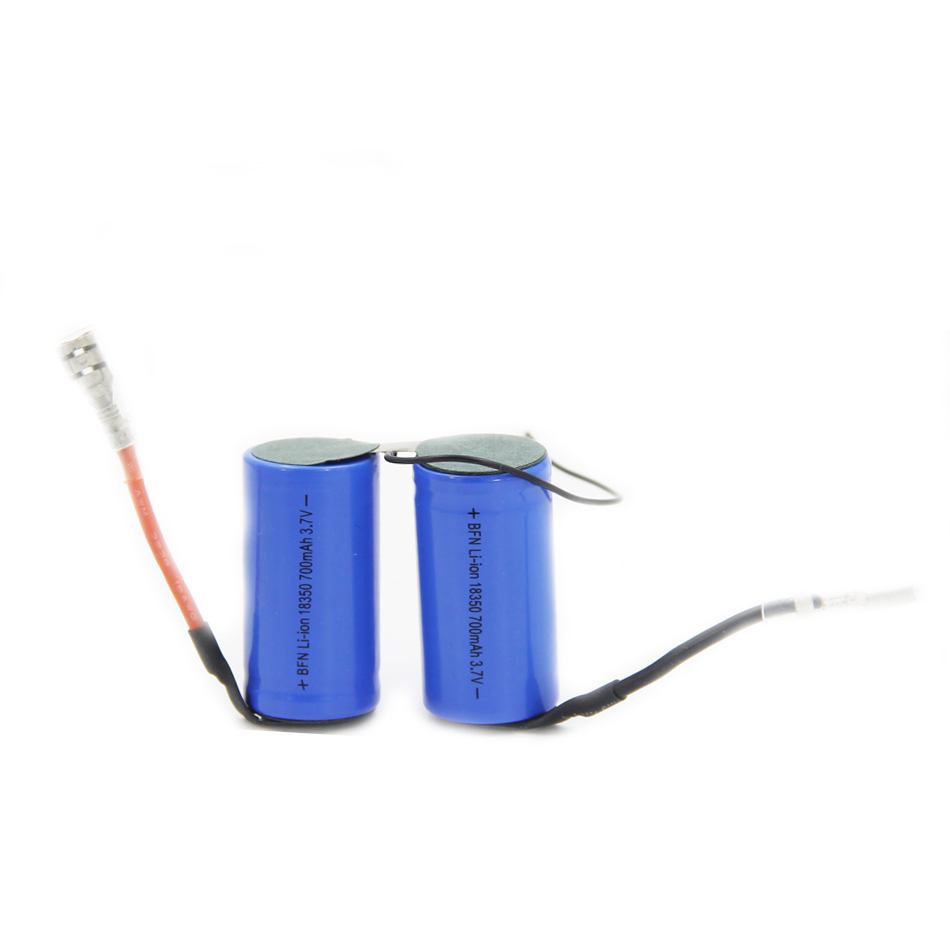 INR NCM 18350 700mAh 7.4V Lithium ion battery pack for juicer