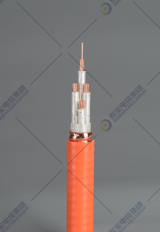 Metal sheathed inorganic mineral insulated cable