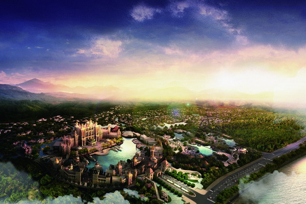 Construction begins on the Continental Hope Group’s Xinjin “Atlantis Golden Dynasty” project.