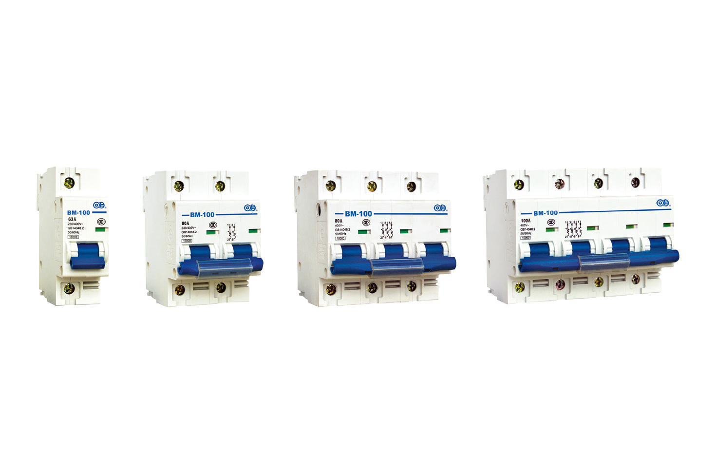BM-100 series miniature circuit breakers