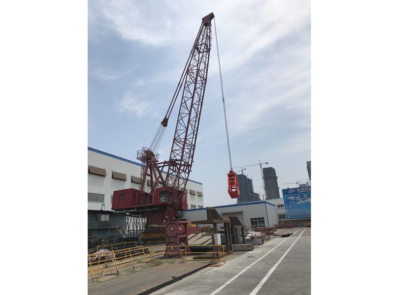 Factory test of electric grab crane