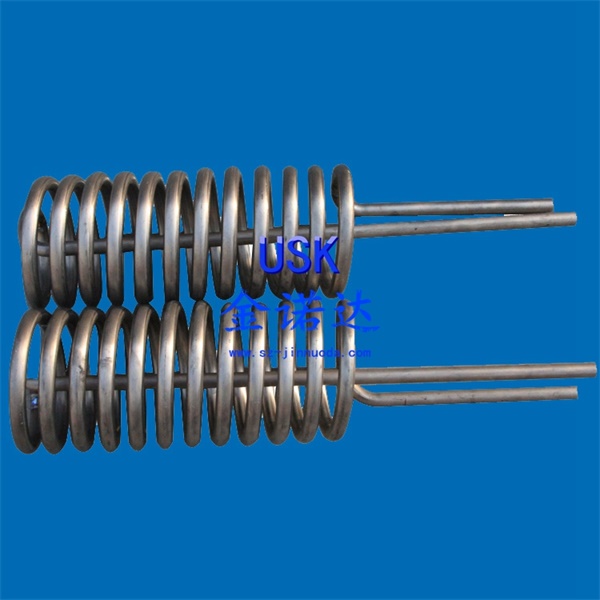 Single spiral titanium heat exchanger