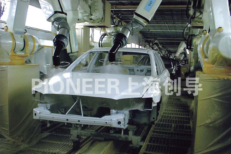 K series car body spraying production line