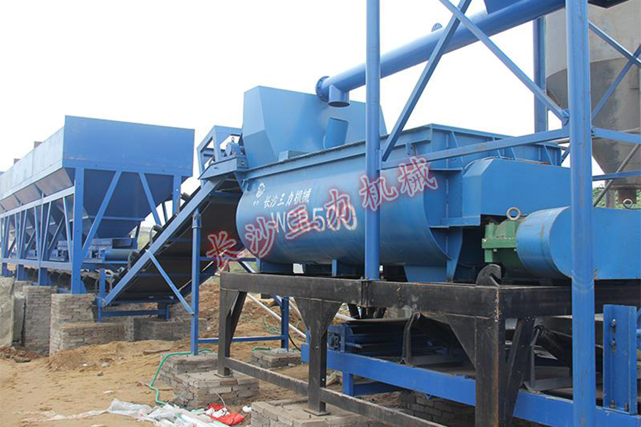 WCB500-fixed soil mixing station