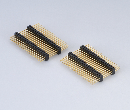 1.0mm Pitch Pin Header  double row 180° double row plastic
