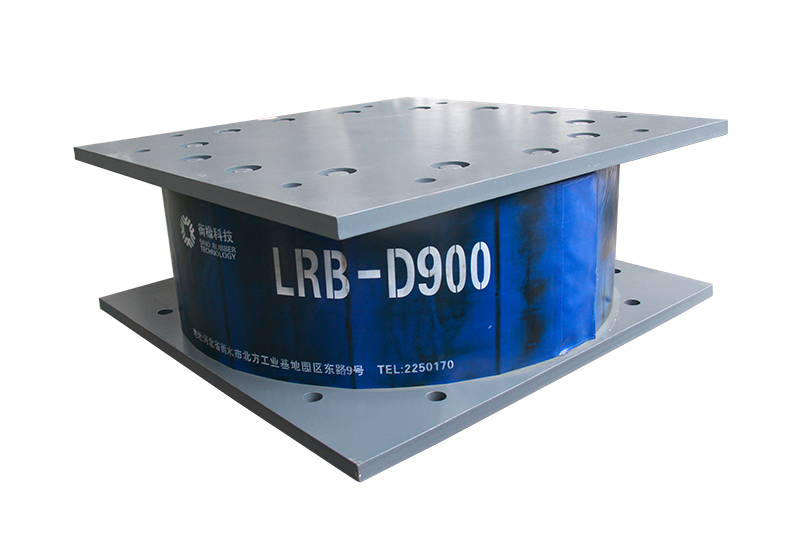 Building lead-core vibration isolation support