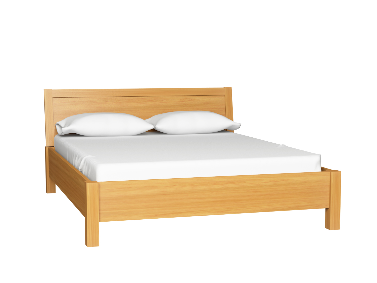 Badajoz Comfortable and Unique Wood Double Bed