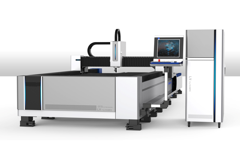 Open laser cutting machine