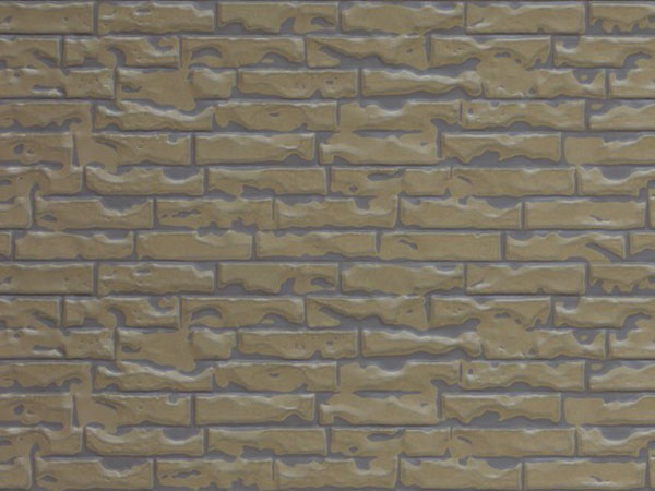 Light brown yellow overcoated desert yellow small brick pattern (Z1-QZH06)