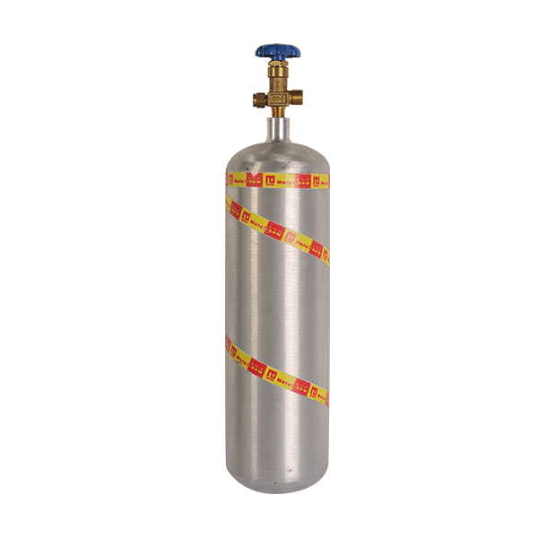 Aluminum high pressure gas cylinder