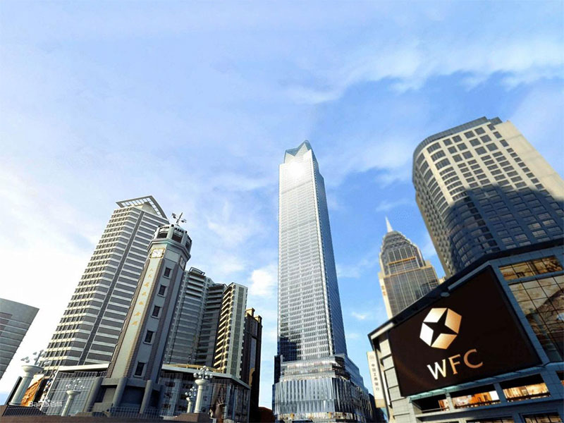 高端写字楼电梯项目：重庆环球金融中心