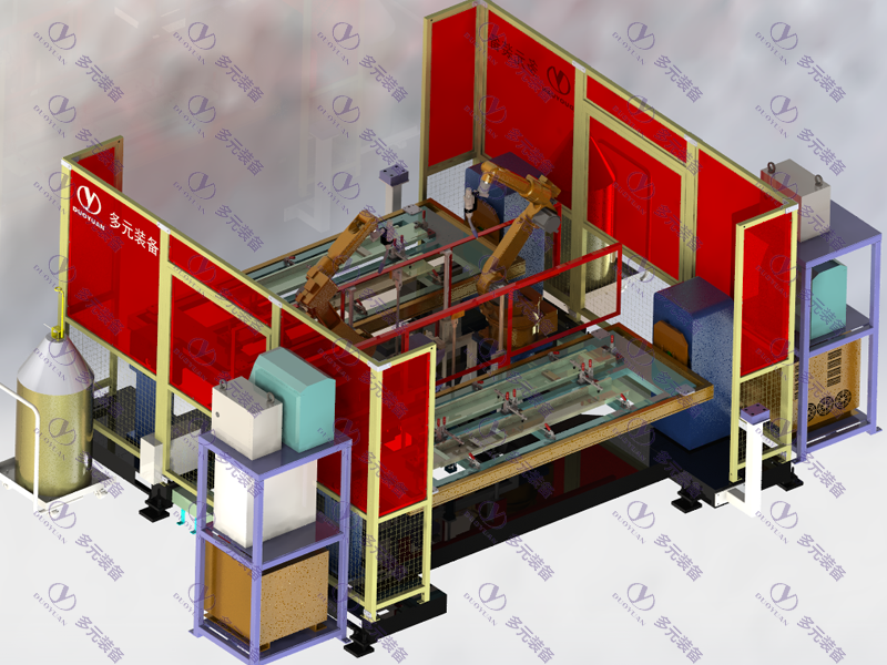 金属家具行业：立柱焊接工作站
