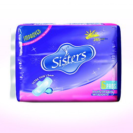 Sisters day use sanitary napkin