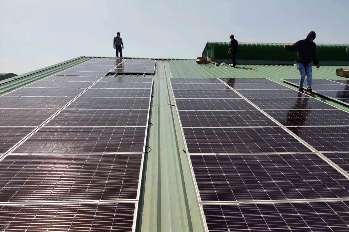 Projeto Solar no Telhado de 160KW no Vietnã