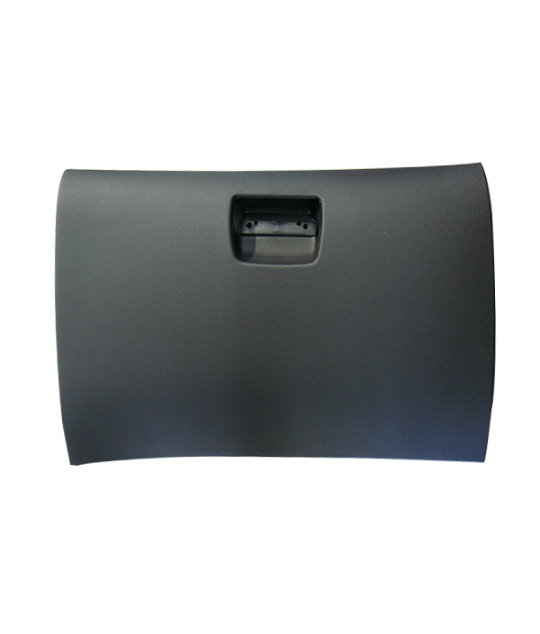 Automotive glove box cover injection molded parts