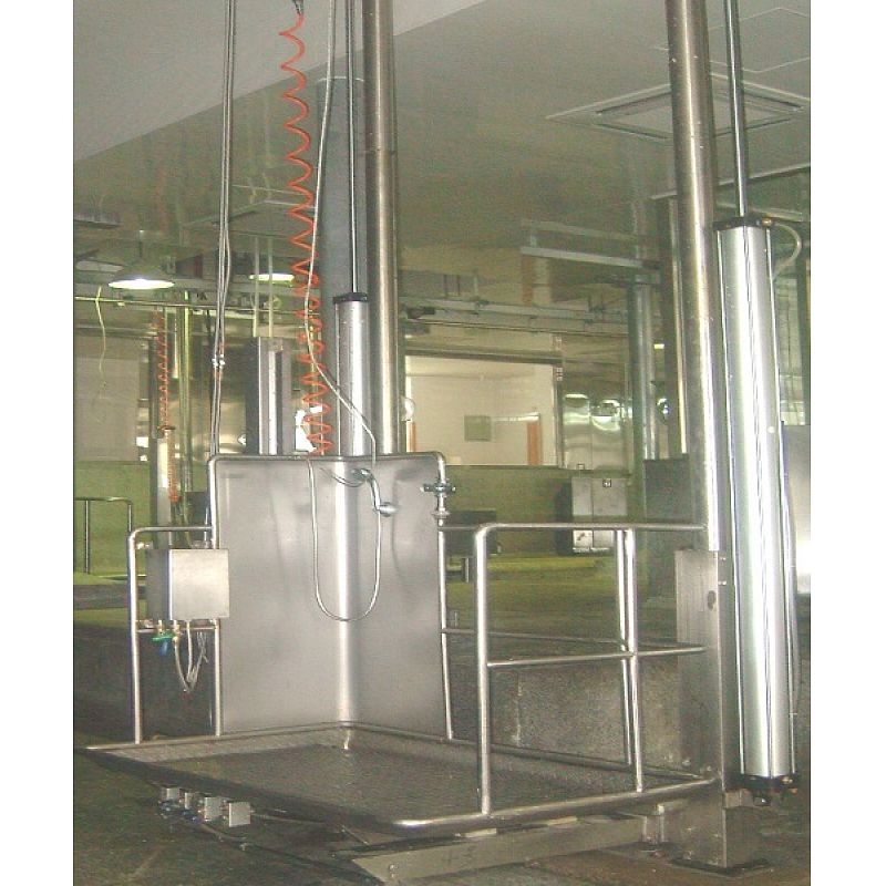 Abattoir Equipment- Double Cylinder Double Column Pneumatic Lift